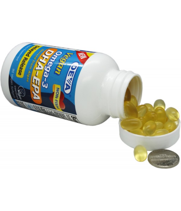 Vegan DHA & EPA Omega3 Delayed Release