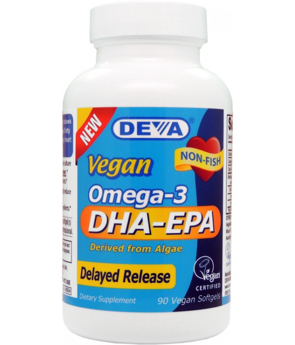 Vegan DHA & EPA Omega3 Delayed Release