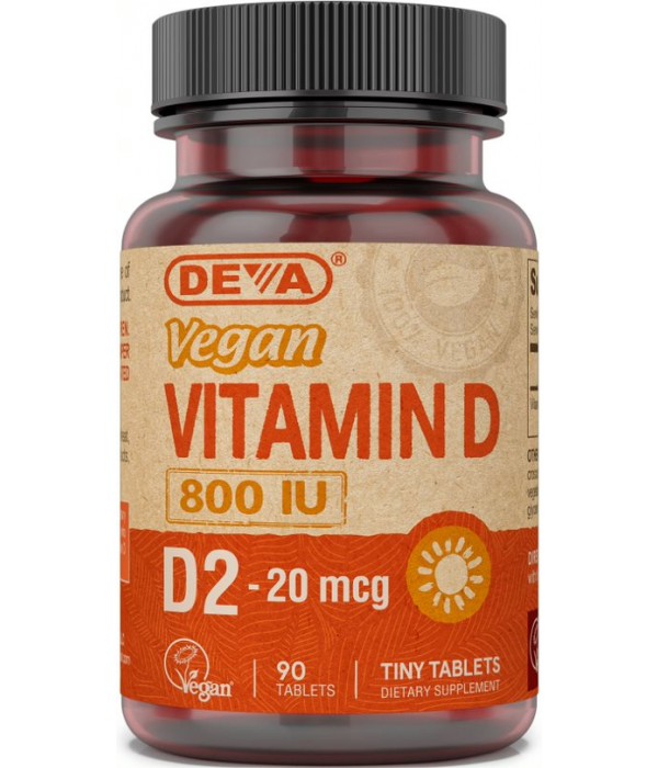 Vegan Vitamin D - Ergocalciferol - Vitamin D2 - 800 IU