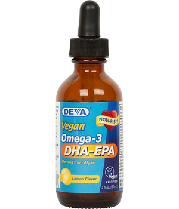 Vegan Liquid DHAEPA with Lemon Flavor Algae Omega3