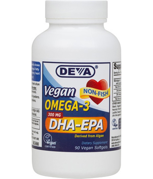 Vegan 300 mg Potency Omega3 DHAEPA VegSoftgels