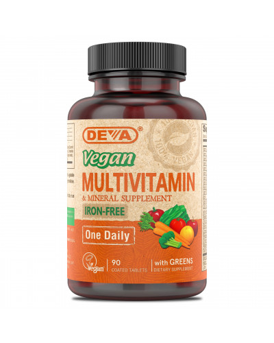 Vegetarian / Vegan Iron Free Multivitamin & Mineral Supplement, One Daily