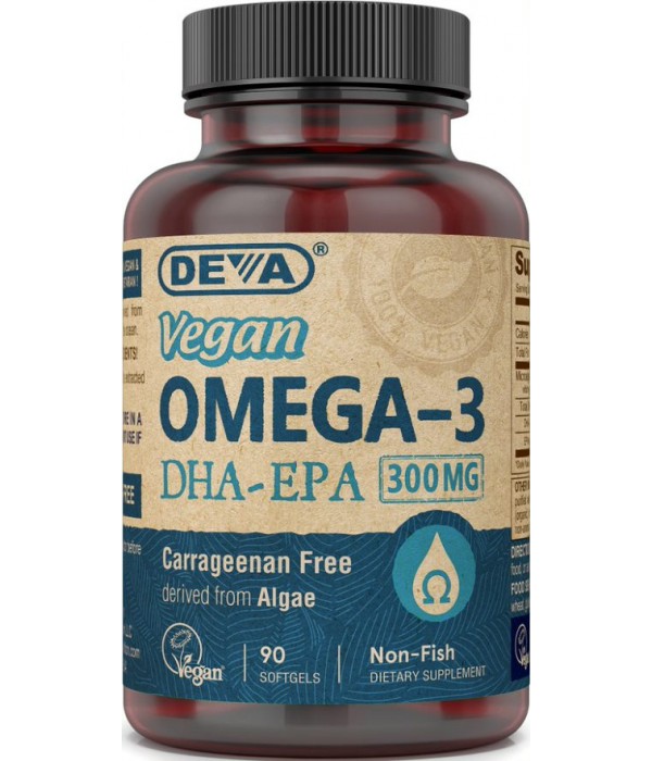 Vegan 300 mg Potency Omega3 DHAEPA VegSoftgels