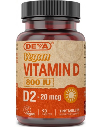 Vegan Vitamin D - Ergocalciferol - Vitamin D2 - 800 IU