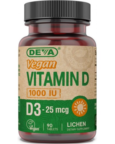 Vegan Vitamin D3 - Cholecalciferol - Vitamin D3 - 1000 IU - LICHEN