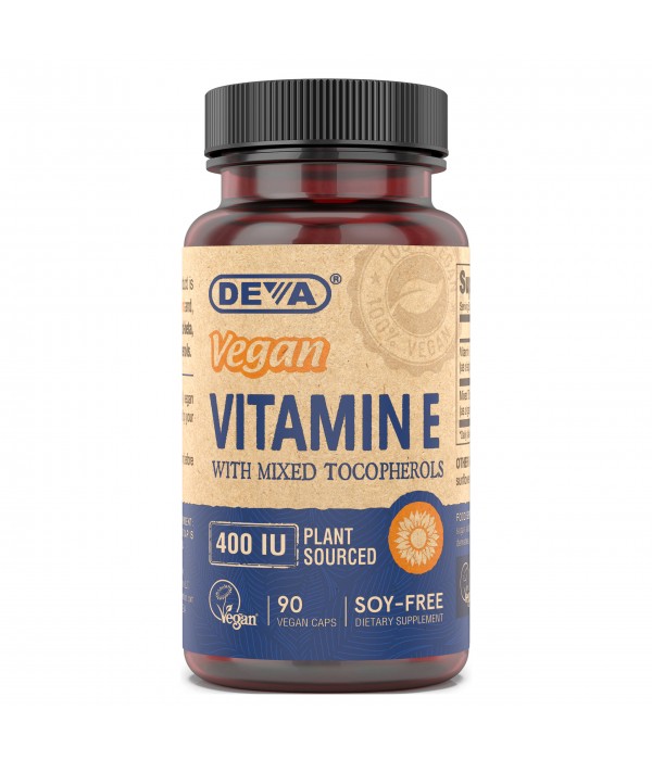 Vegan / Vegetarian , Plant Source Vitamin E (400 IU) with Mixed