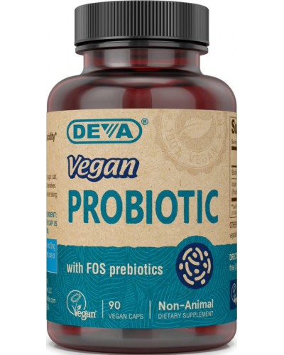 Vegan Probiotic with FOS Prebiotics - 100% vegetarian