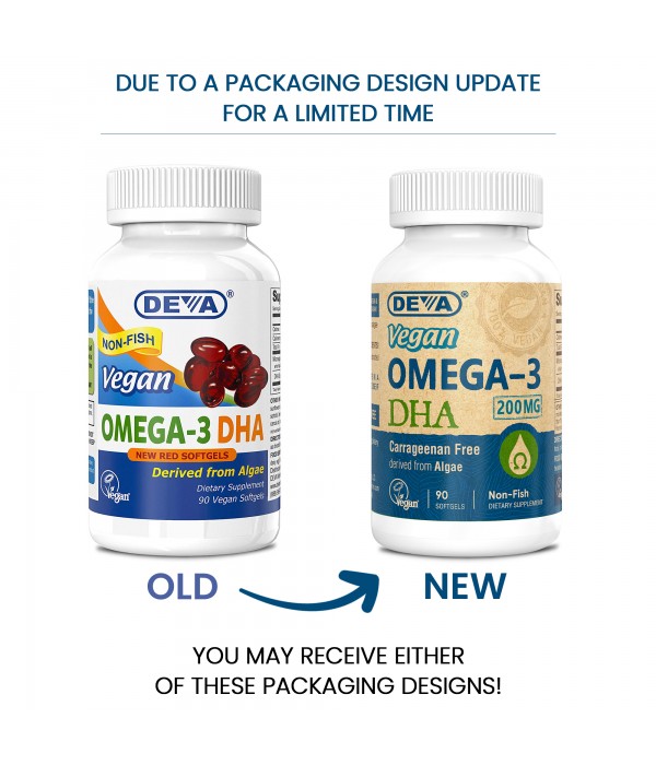 Vegan Omega3 DHA Softgels (Gelatinfree)