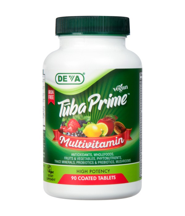 Vegan TŪBA Prime Multivitamin & Mineral - Iron Free - from ...