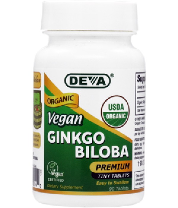 Vegetarian / Vegan Ginkgo Biloba, Organic