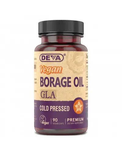 Vegan Borage Oil, Cold Pressed, famous GLA source Vegan Borage Oil