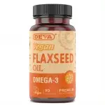 Vegetarian / Vegan Flaxseed Oil, rich in Omega-3 EFA, Cold pressed, unrefined flax oil Vegan Flaxseed Oil